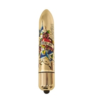 Vibrador Gold Metallic Tatoo 