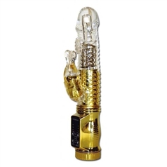 Vibrador Doble 12 Funciones On Luxury Rabbit Gold