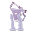 Arnés con Dos Penes Intercambiables Ultimate Twin Strap-On