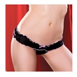 TANGA CON VOLANTES NEGRO